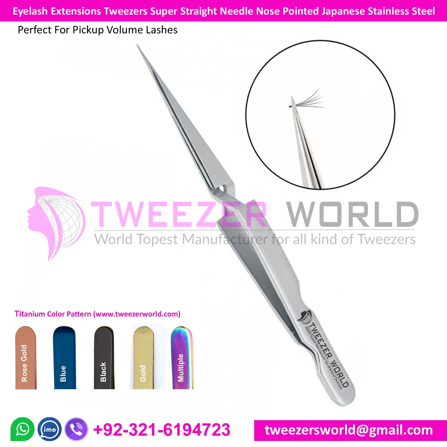S-shape Straight Tip Eyelash Extension Cross Tweezers Classic