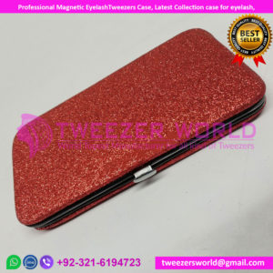 Professional Magnetic Eyelash Extension Tweezers Case, red Latest Collection case for eyelash,