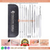 Blackhead Remover Pimple Popper Tool Kit, Comedone Pimple Extractor Tool 10 Pcs, Blemish Extractor