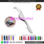 Makeup Stainless Steel Tools Eyelash Applicator Tweezers