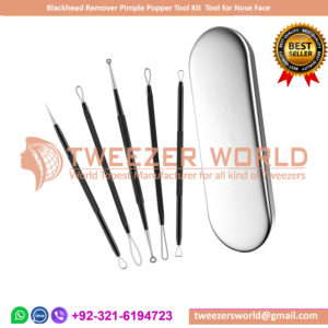 Blackhead Remover Pimple Popper Tool Kit Tool for Nose Face