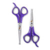 2 pcs Set With Safety Tip Hair Trimming Shears for Body Fur Trimming