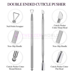 9 Pieces Cuticle Trimmer Set, Cuticle Nipper Pusher Clipper Remover
