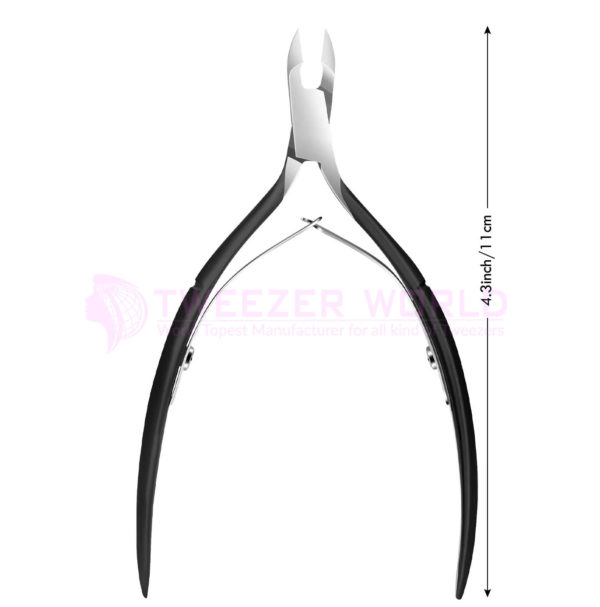 High Quality Nail Nipper Black Color Cuticle Cutter Stainless Steel
