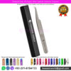 4pcs Diamond Grip Silver Eyelash Extension Tweezers Set
