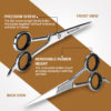 Hairdressing-Scissors-Hair-Scissors,6.5-Inch-Hair-Cutting-Scissor,-Premium-Stainless-Steel-Razor-with-Sharp-Edge-Blade-&-Salon-Scissors,-for-Men,-Women,-Barber,-Pets-(Silver)
