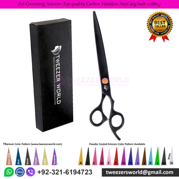 Pet Grooming Scissors Top quality Carbon Stainless Steel dog hair cutting