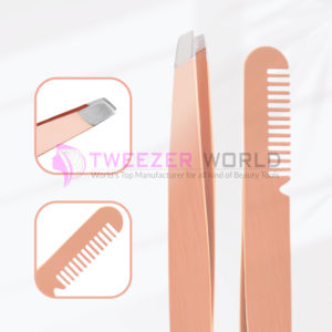 Amazon Hot Selling 5Pcs Comb Tweezers Set Best Tweezers For Fine Hair