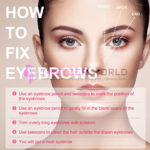 6cs Multiple Colors & Style Professional Eyebrow Tweezers Set