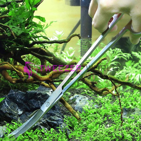 Professional Aquascape Tools 3 in 1 Aquarium Scissors Tweezer Tools Set