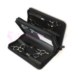 Amazon Hot Selling Brown Checkered Shear Case Holds Scissor Packing