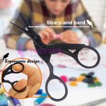 Best Sewing Embroidery Scissors Cute Stork Scissors with Leather Cover