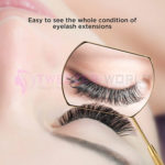 Best Selling Eyelash Extension Gold Mirror Professional Lash Tools