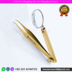 Gold Color Magnifying Glass Best Magnifying Tweezers