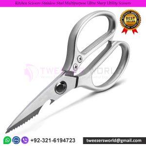 Kitchen Scissors Stainless Steel Multipurpose Ultra Sharp Utility Scissors