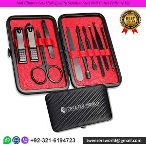 Nail Clippers Sets High Quality Stainless Steel Nail Cutter Pedicure Kit