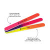 Amazon Best Selling Disposable Nail File Double Sided Emery Nail Files