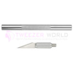 Professional Stainless Steel Knife Razor Tool with 5 Spare Blades for Nails