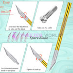 Top Unique Quality Nail Knife Line Cutter Edge Trimmer Manicure Tools