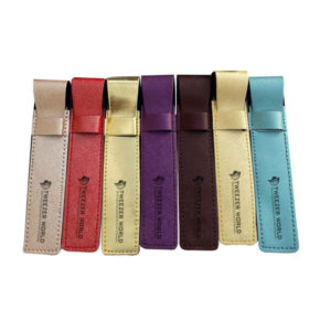 Best Colorful Rexine Tweezer Packing For Eyelash Tweezers Packing