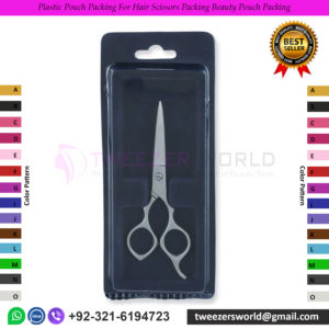 Plastic Pouch Packing For Hair Scissors Packing Beauty Pouch Packing