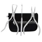 Clamp Pliers Needle 3pcs Tool Kit for Micro Ring link Hair Extensions Tools