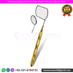 Professional Eyelash Extension Hollow Handle Mirror In Different Colors