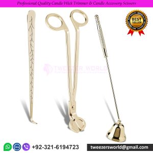 Professional Quality Candle Wick Trimmer & Candle Accessory Scissors