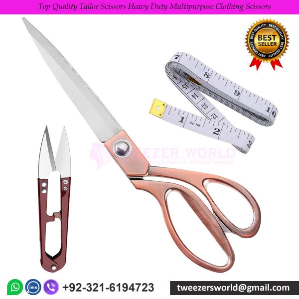 Top Quality Tailor Scissors Heavy Duty Multipurpose Clothing Scissors