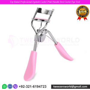 Top Rated Professional Eyelash Curler Pink Handle Best Curler Eye Tool