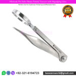 Wholesale Hot Seller Sharpe Pointed Tweezers with Magnifying Glass