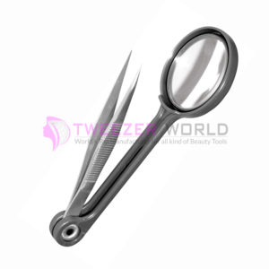 Performance Tool Stainless Steel Pro Magnifying Tweezers