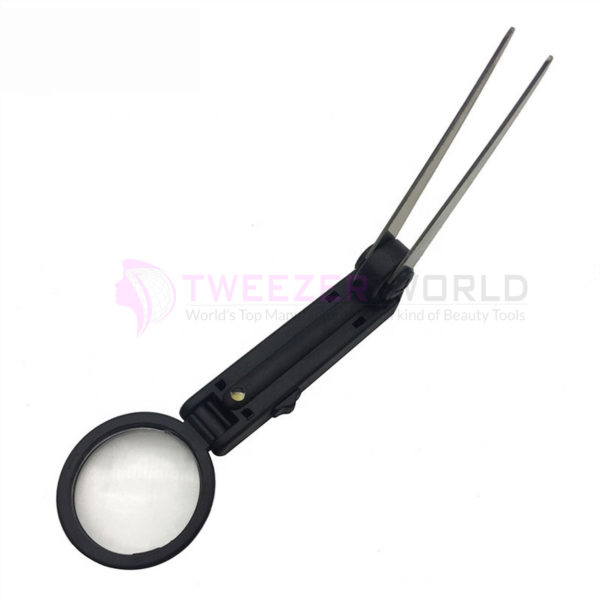 Top Quality Tweezers Magnifying Glass with LED Light