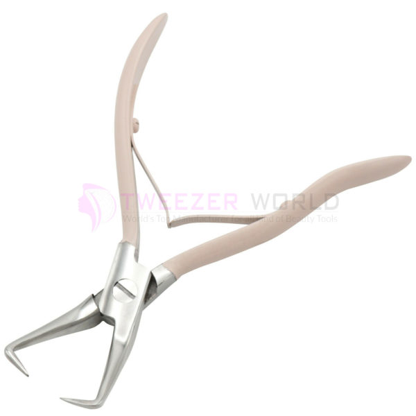 Professional Nude Pink Micro Rings Beads Link Removal Hair Pliers Tools
