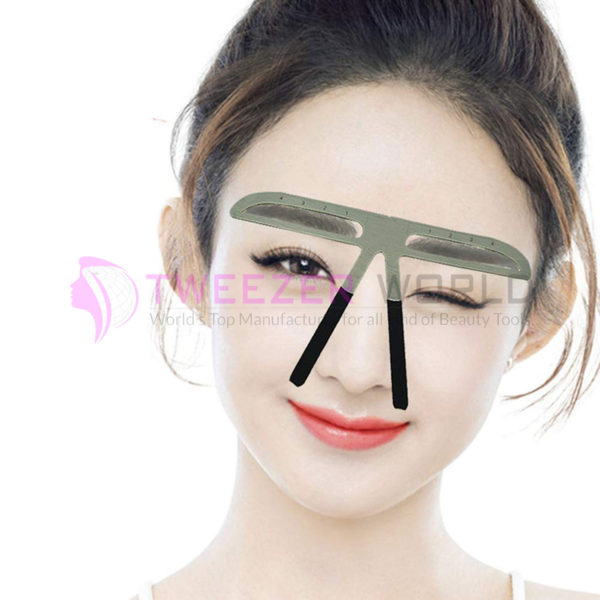 Best Eyebrow Ruler Three-point Positioning Makeup Mapping Brows Ruler