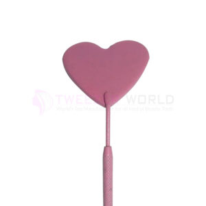 Heart-Shape Pink Powder Coated Eyelash Extension Mirror
