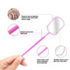 Professional Eyelash Mirror Pink Handle For Eyelash Extensions