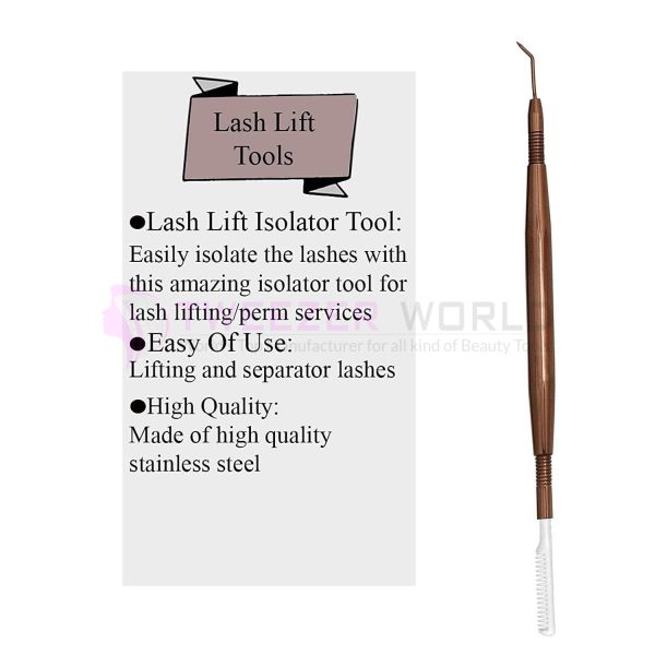 Rose Gold Eyelash Extension Lash Lifting Professional Separator Tools