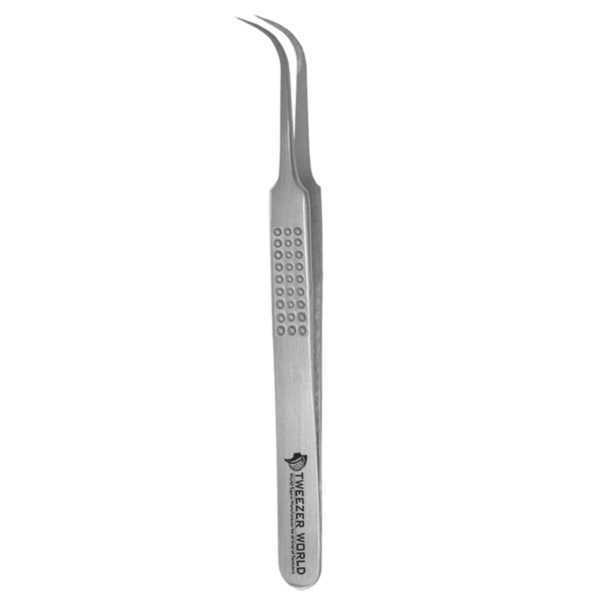 Premium Design Dotted Curved Tweezers Eyelash Extension Tweezers