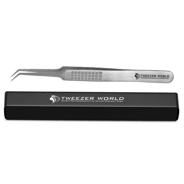 Wholesale Price Dotted Tweezers Eyelash Accessories Best Lash Tweezer