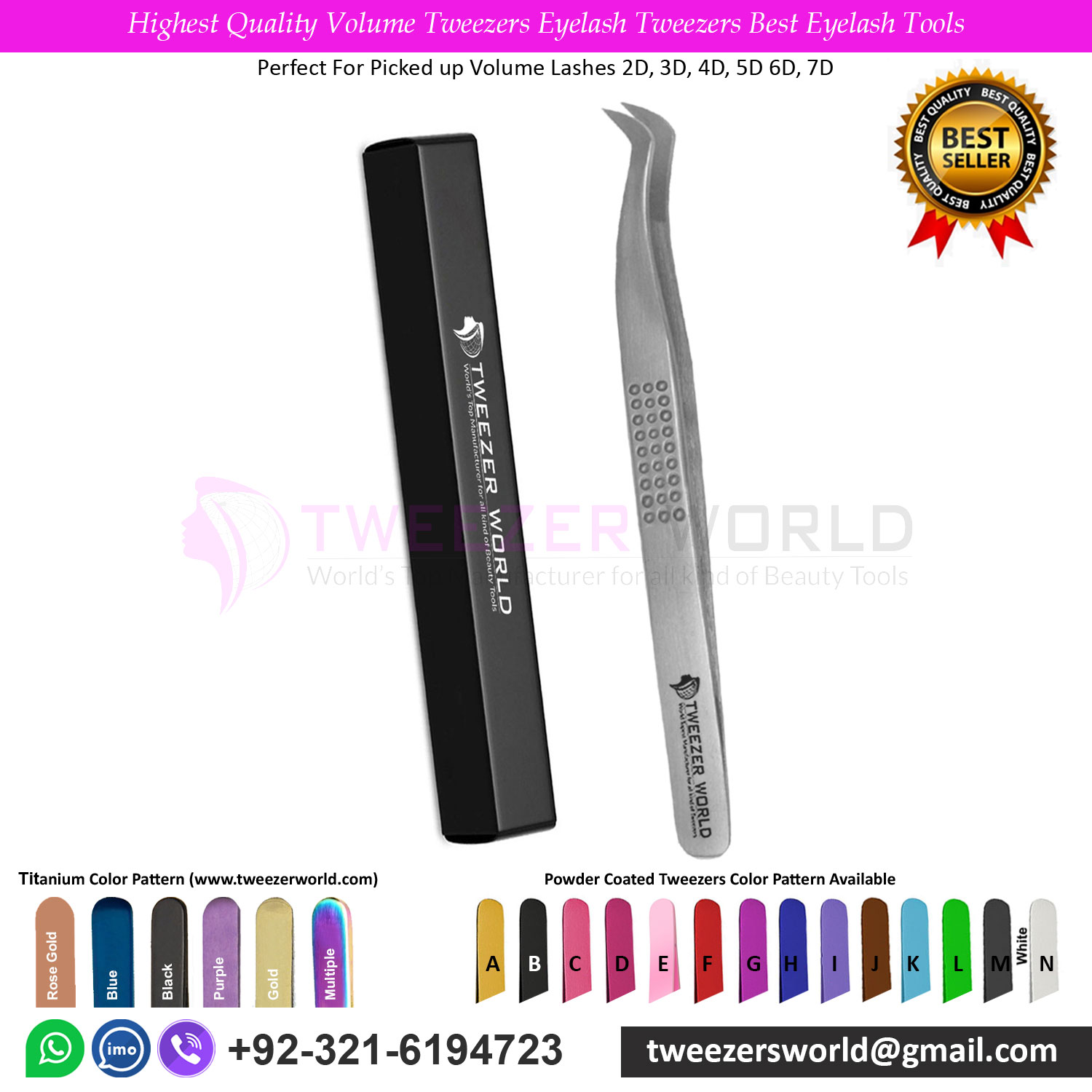 Highest Quality Volume Tweezers Eyelash Tweezers Best Eyelash Tools