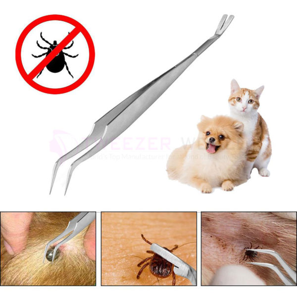 Professional 2 In 1 Tick Tweezers Quick Tick Removal Tool Tick Removal