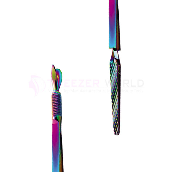 Colorful Stainless Steel Nail Art Pincher False Best Nail Shaping Tweezers
